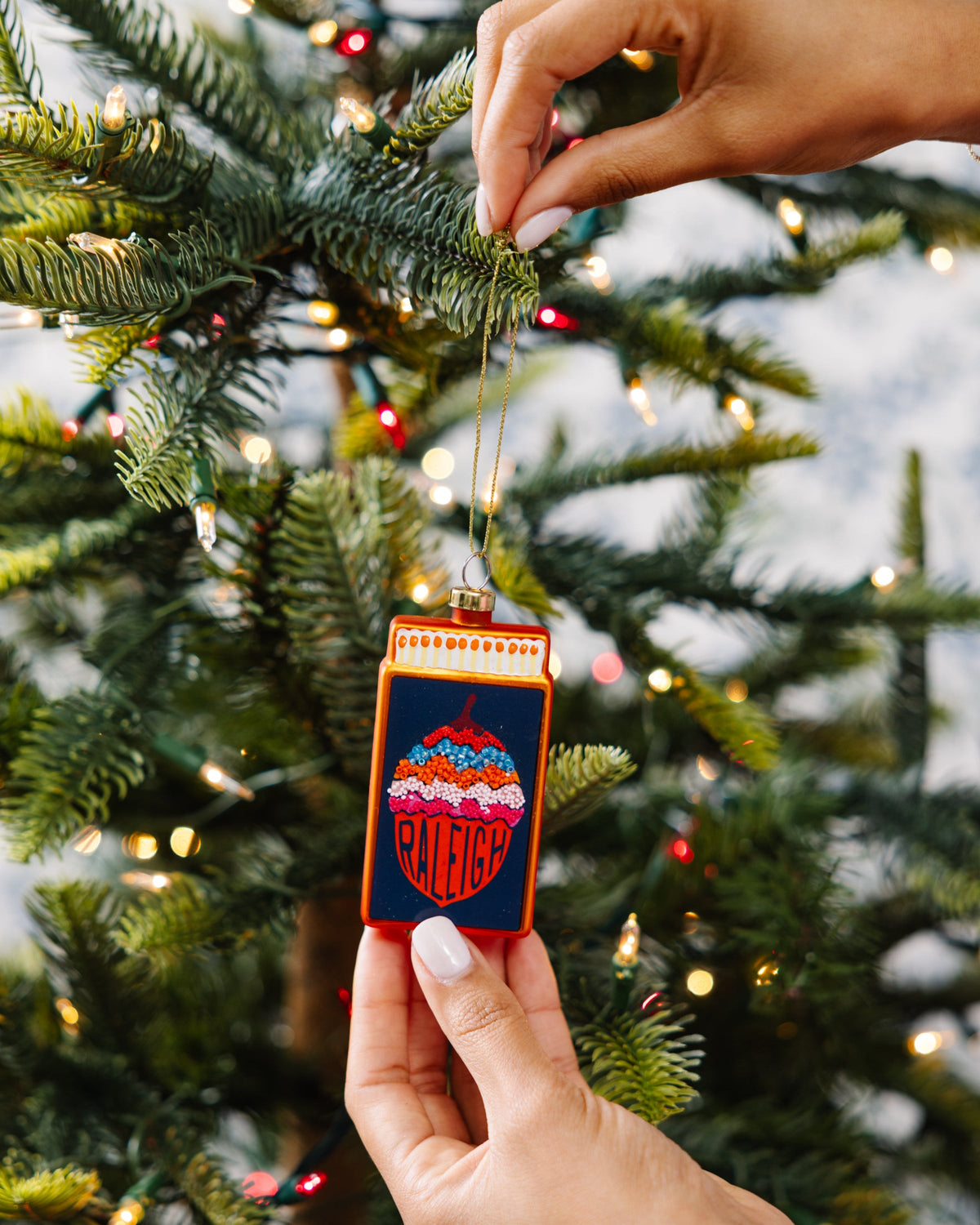 Matchbook Ornament - Raleigh