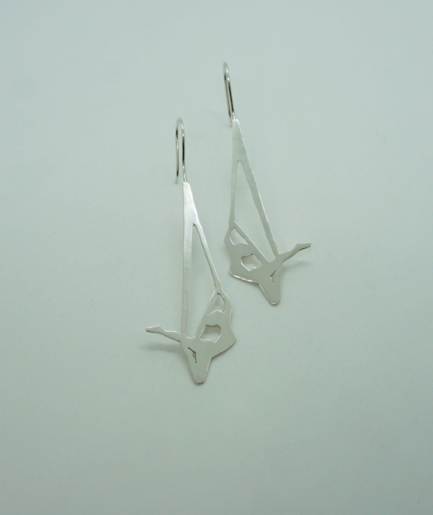 Sterling Silver Aerial Sling Earrings