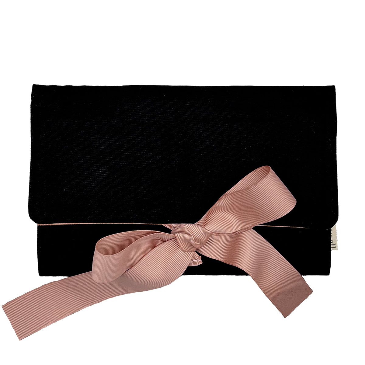 Large Jewelry Roll, Travel Pouch – Black