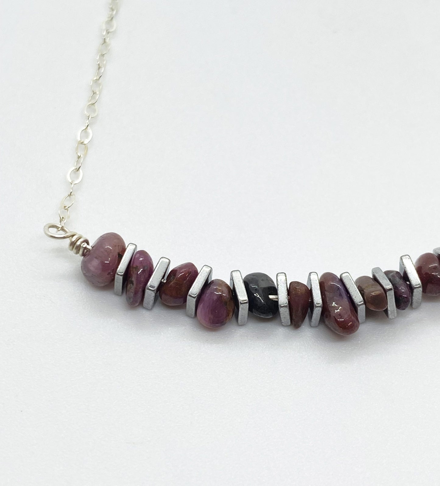 July birthstone necklace