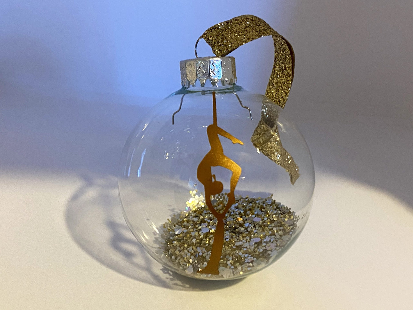Aerialist Christmas Tree Ornament - Aerial Sling, Silks, Lyra, Straps, Static Trapeze