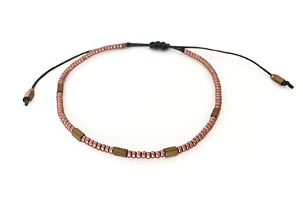 Rose Gold & Hematite Bracelet