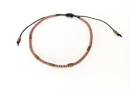 Rose Gold & Hematite Bracelet