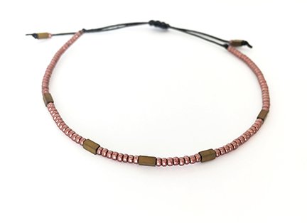Rose Gold & Hematite Bracelet