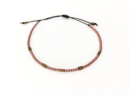 Rose Gold & Hematite Bracelet