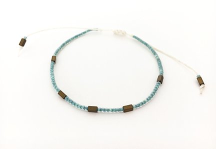 Turquoise & Hematite Bracelet