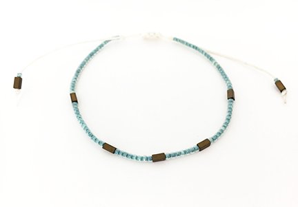 Turquoise & Hematite Bracelet