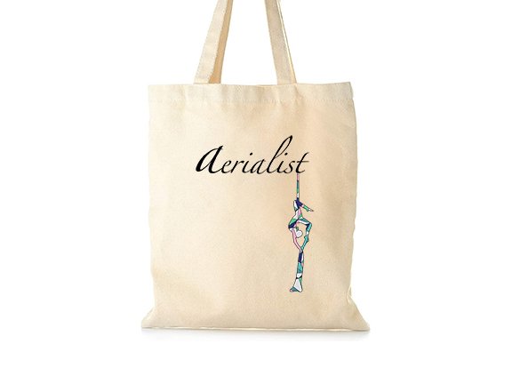 Aerial silks tote bag