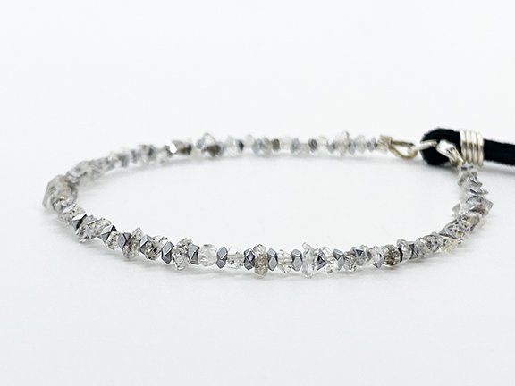 herkimer diamond adjustable bracelet