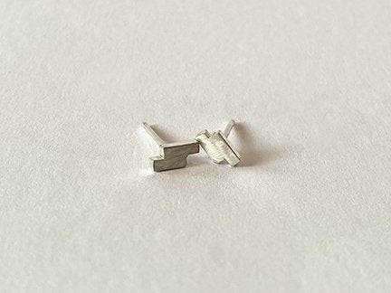 Silver ZigZag Earrings