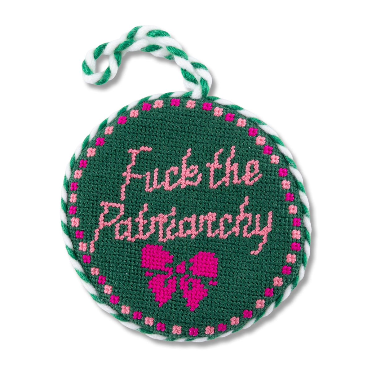 Needlepoint Ornament - Patriarchy