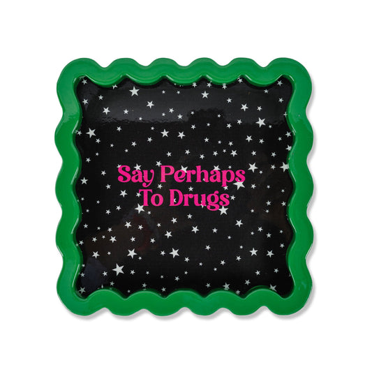 Perhaps to Drugs Lacquer Tray
