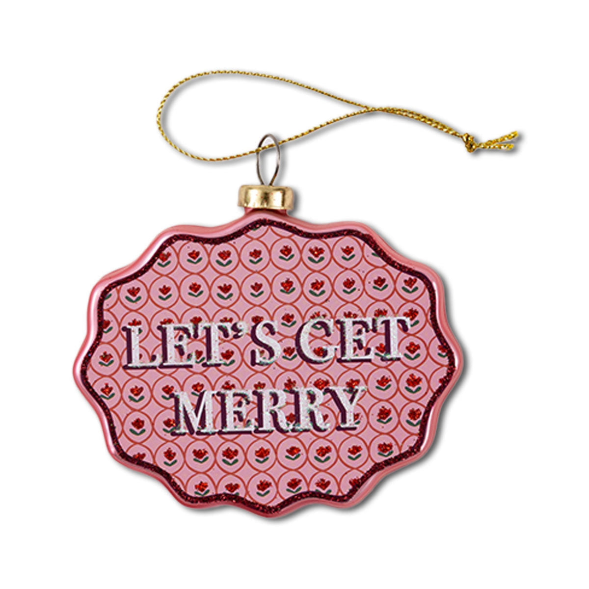 Scallop Ornament - Let's Get Merry