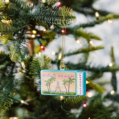 Matchbook Ornament - Palm Beach