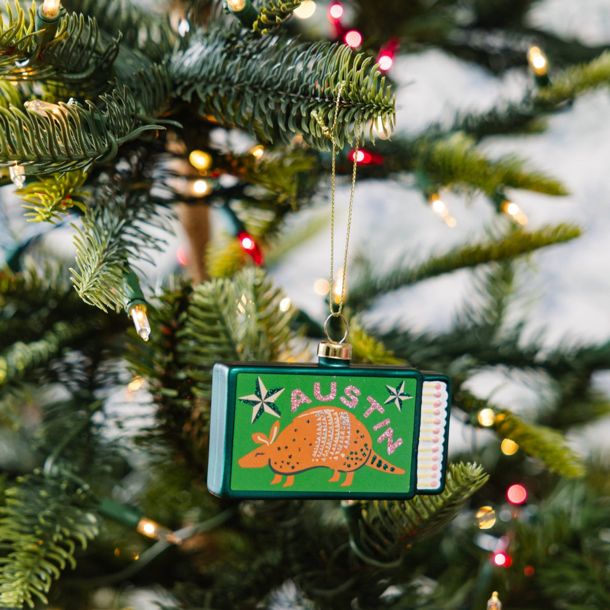 Matchbook Ornament - Austin