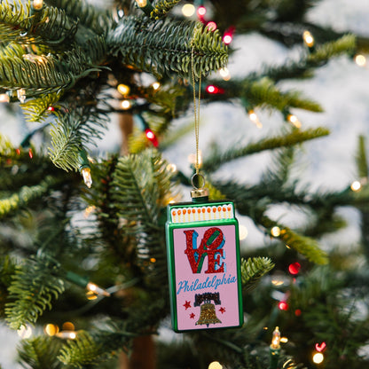 Matchbook Ornament - Philadelphia
