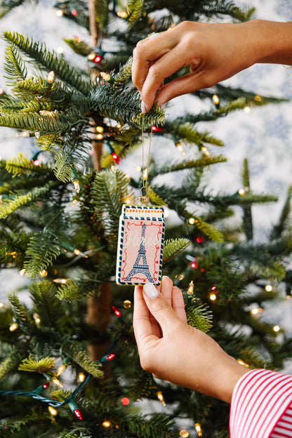 Matchbook Ornament - Paris
