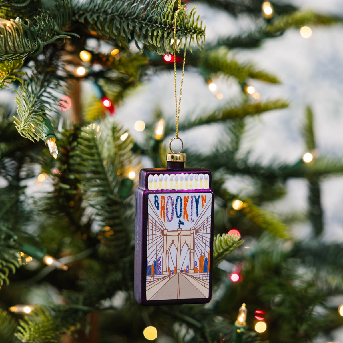 Matchbook Ornament - Brooklyn