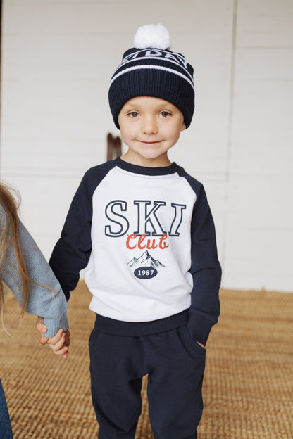 Navy Ski Beanie