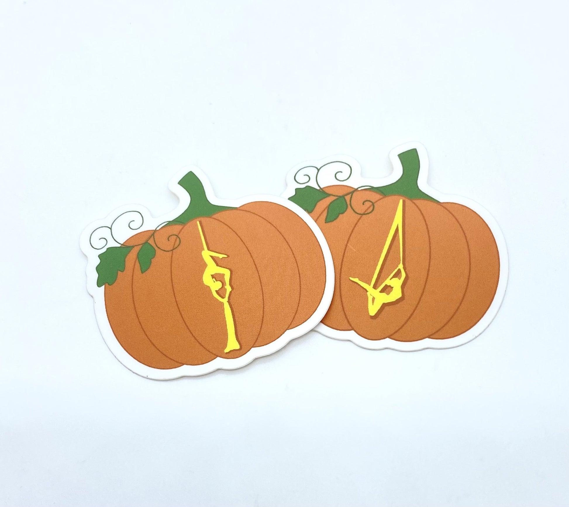 Aerialist Pumpkin Stickers