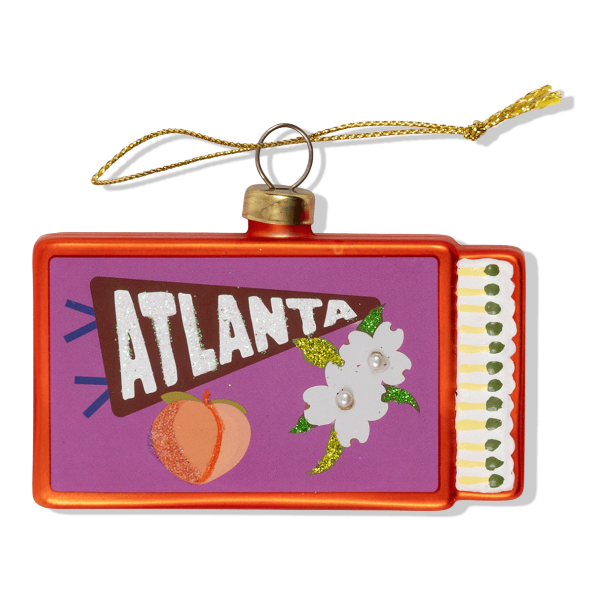 Matchbook Ornament - Atlanta