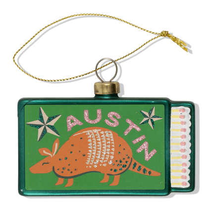 Matchbook Ornament - Austin