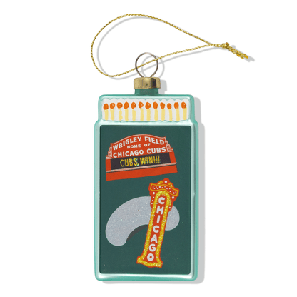 Matchbook Ornament - Chicago