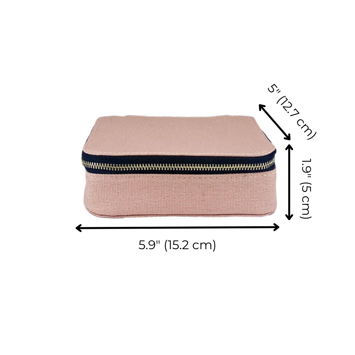 Large Cosmetics/Trinket Box – Pink/Blush
