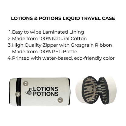 Lotions & Potions, Liquid Travel Case – Cream