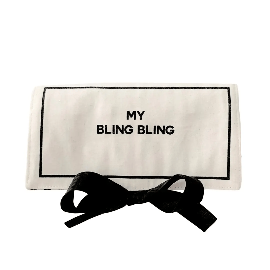 Jewelry Organizer, Travel Pouch – Bling Bling – Cream