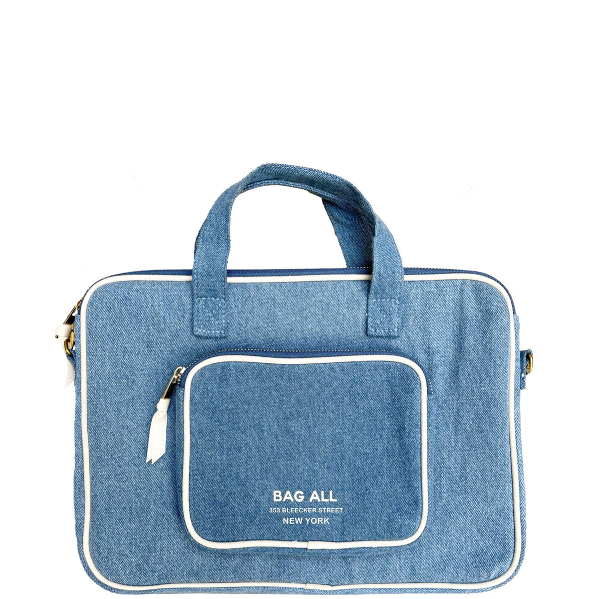 Laptop Case 13", Handle & Charger Pocket – Denim