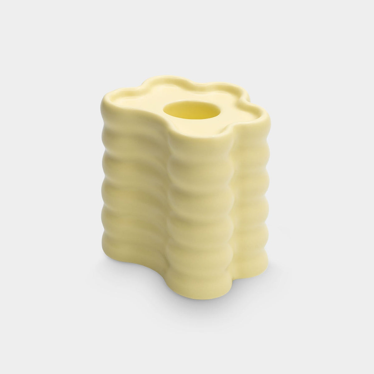 OCTAEVO Flora Candle Holder Large - Yellow