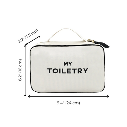 Folding/Hanging Toiletry Case – Cream
