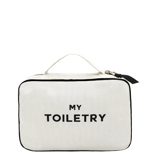 Folding/Hanging Toiletry Case – Cream