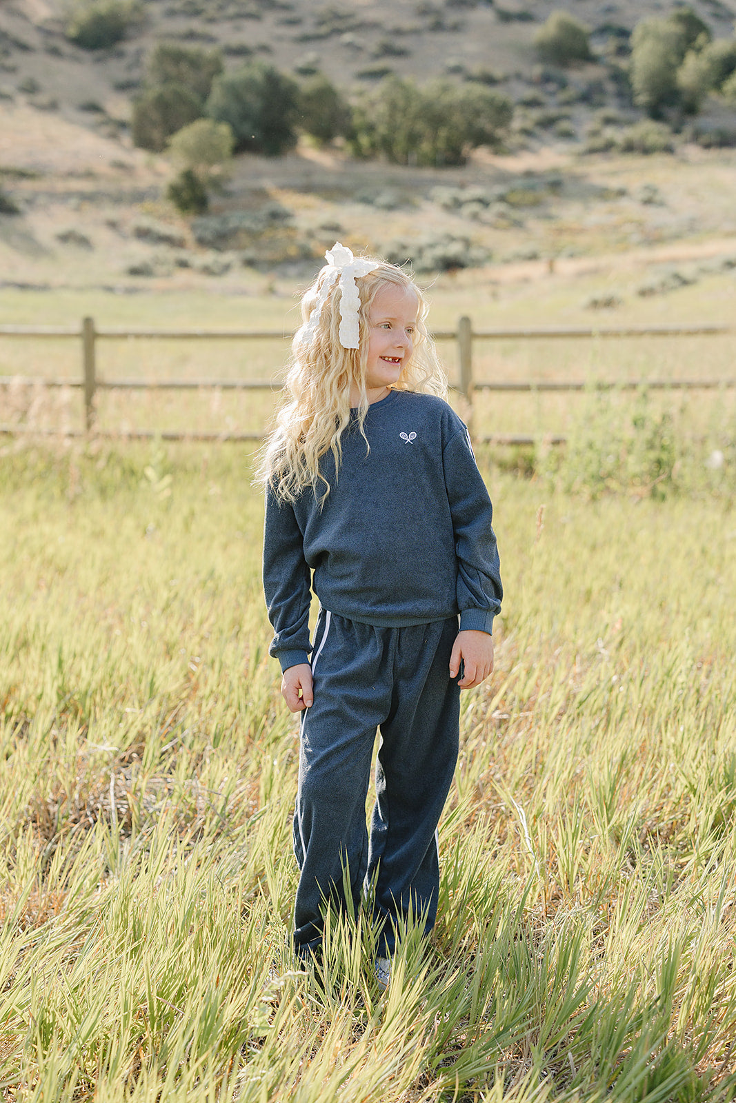 Navy Terry Cloth Tracksuit