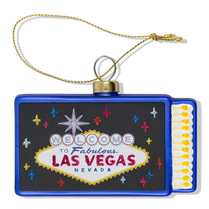 Matchbook Ornament - Las Vegas