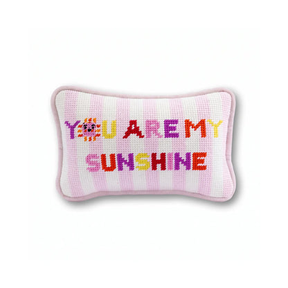 You Are My Sunshine Mini Needlepoint Pillow