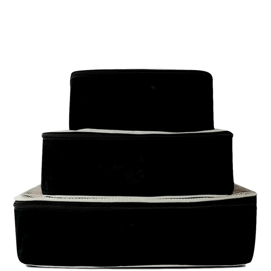 Personalized Packing Cubes, 3-pack – Black