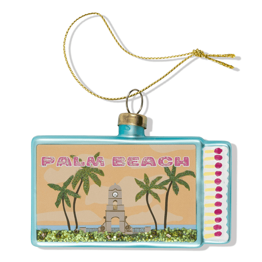 Matchbook Ornament - Palm Beach