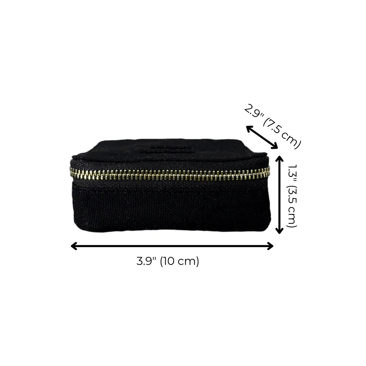 Weekly Pill Organizer Case – Small – Black
