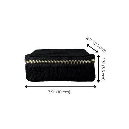 Weekly Pill Organizer Case – Small – Black