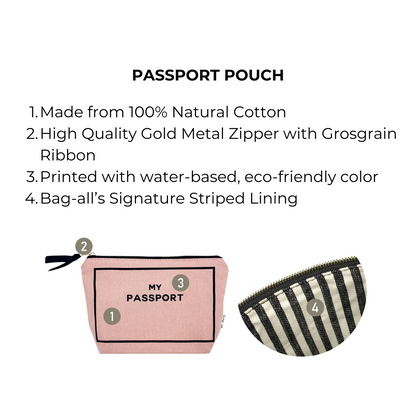 Passport Pouch – Pink/Blush