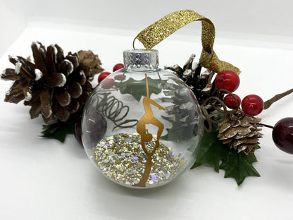 Aerialist Christmas Tree Ornament - Aerial Sling, Silks, Lyra, Straps, Static Trapeze