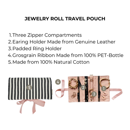 Couture Jewelry Roll, Medium – Striped