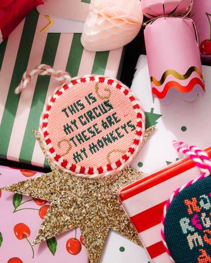 Needlepoint Ornament - This Is My Circus