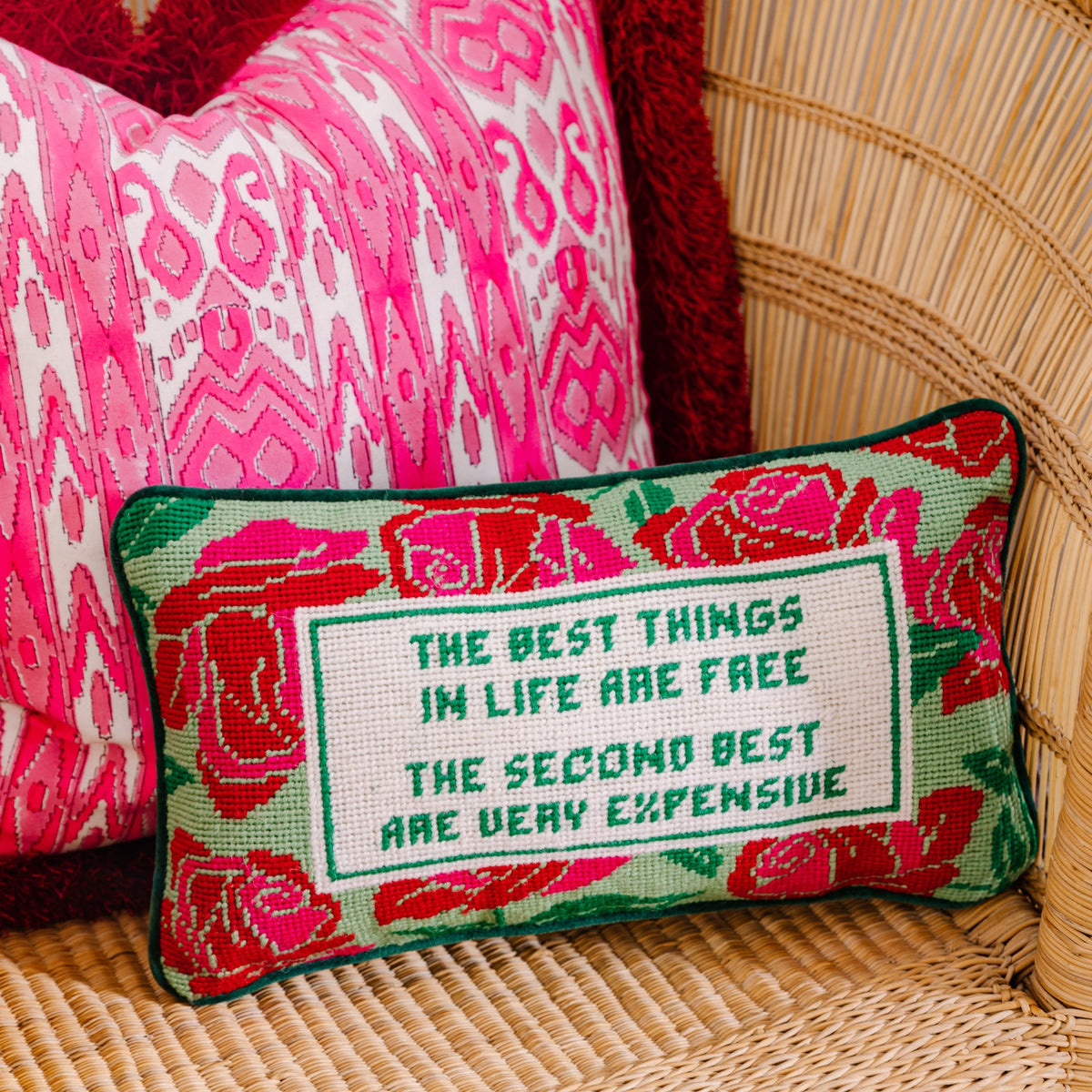 Expensive Needlepoint Pillow