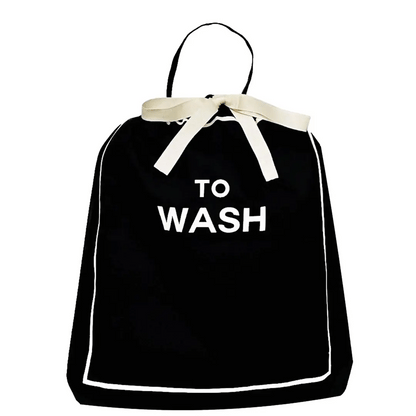 To Wash Laundry Bag – Black