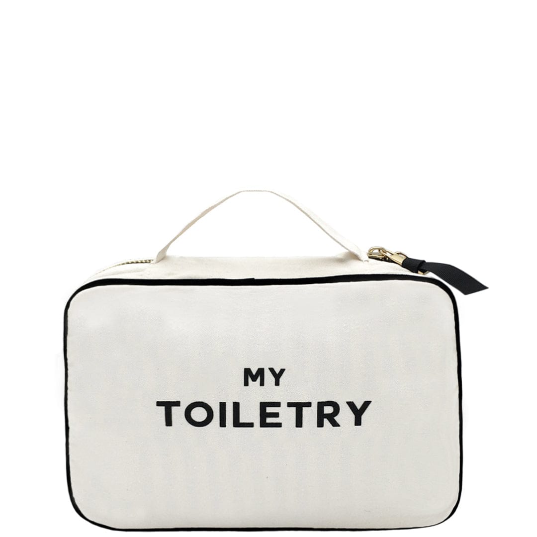 Folding/Hanging Toiletry Case – Cream