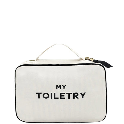 Folding/Hanging Toiletry Case – Cream
