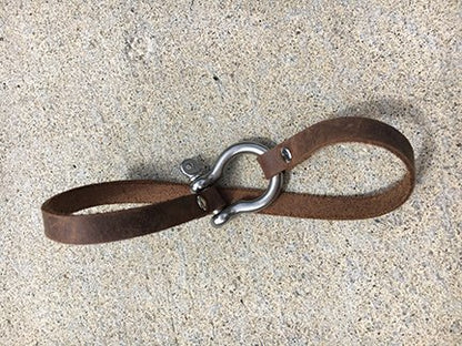 Leather Shackle Wrap Bracelet